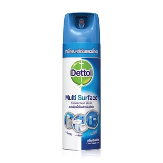 DETTOL DISINFECTANT SPRAY CRISP BREEZE 450ML | สเปรย์ฆ่าเชื้อโรคสำหรับพื้นผิวกลิ่นคริสป์บรีซ 400 มล.