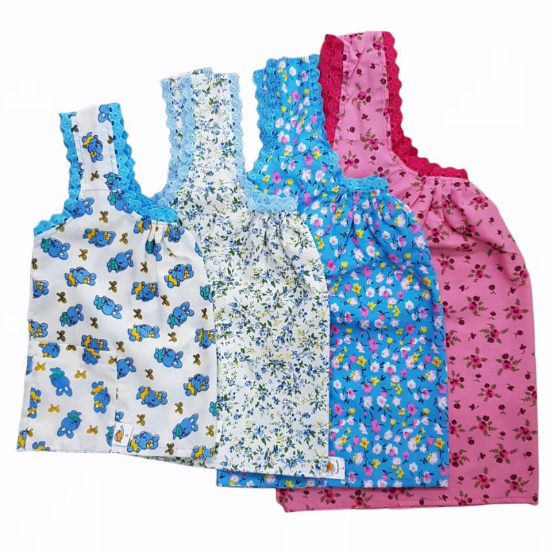 💗 เสื้อคอกระเช้าเด็กผู้หญิง 3 เดือนถึง 5 ขวบ (S-XL) น่ารักมากๆ - รูปที่ 5