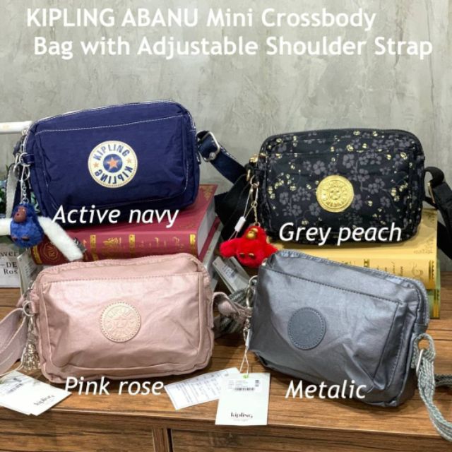 KIPLING ABANU Mini Crossbody Bag with Adjustable Shoulder Strap
