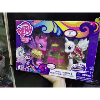 🔥พร้อมส่งงานแท้USA🔥My little pony 👍🏻Princess Celestia&amp;Princess twilight Sparkle