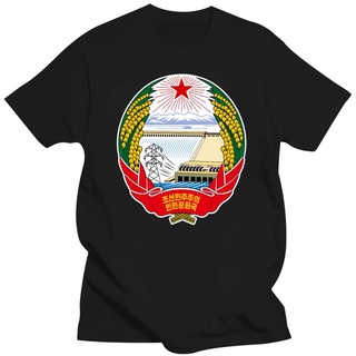 เสื้อยืด พิมพ์ลายธงเกาหลีเหนือ Prk Pk ตลก ฟรีสติกเกอร์ สไตล์เกาหลีเหนือ