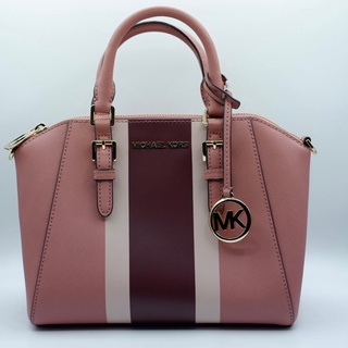 Michael Kors กระเป๋าถือสีชมพู ของแท้จากช้อปอเมริกา