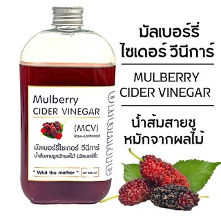 D303 มัลเบอร์รี่ ไซเดอร์ วีนีการ์ (MCV)  |  MULBERRY CIDER VINEGAR | น้ำส้มสายชูหมักผลไม้