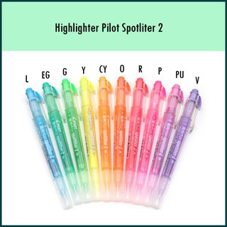 ไฮไลท์ ปากกาเน้นข้อความ Pilot Spotliter 2