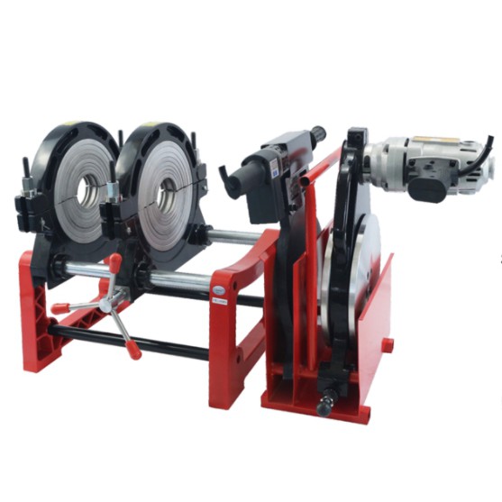 เครื่องเชื่อมท่อ HDPE แบบมือหมุน รุ่น PE250R(2M) 2หัวจับ ขนาด 63-250 mm (2" - 10")