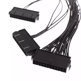 24 Pin แหล่งจ่ายไฟ Synchronizer สาย20 + 4Pin Triple อะแดปเตอร์ PSU ATX สาย18AWG สำหรับ mining