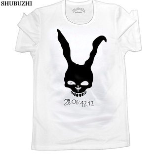 เสื้อยืด ผ้าฝ้าย 100% พิมพ์ลาย Donnie Darko Frank The Rabbit สําหรับผู้ชาย และผู้หญิงสามารถปรับแต่งได้