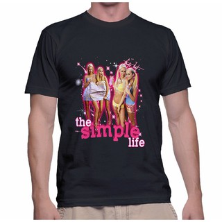 เสื้อยืดคอกลม พิมพ์ลาย The Simple Life TV Show Gildans สีดํา ทุกสี สําหรับผู้ชาย