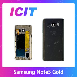 Samsung Note 5/N920 อะไหล่บอดี้ เคสกลางพร้อมฝาหลัง Body For Samsung note5/n920 อะไหล่มือถือ ICIT 2020