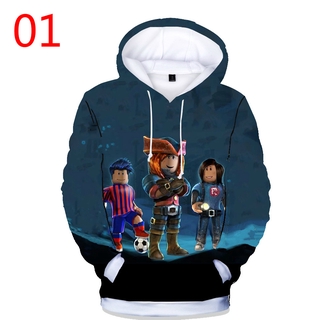 Roblox เสื้อกันหนาวมีฮู้ดสําหรับเด็ก