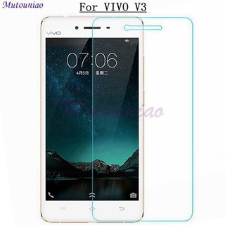 กระจกนิรภัยกันรอยหน้าจอ 2 ชิ้นสําหรับ Vivo V 3 # 177