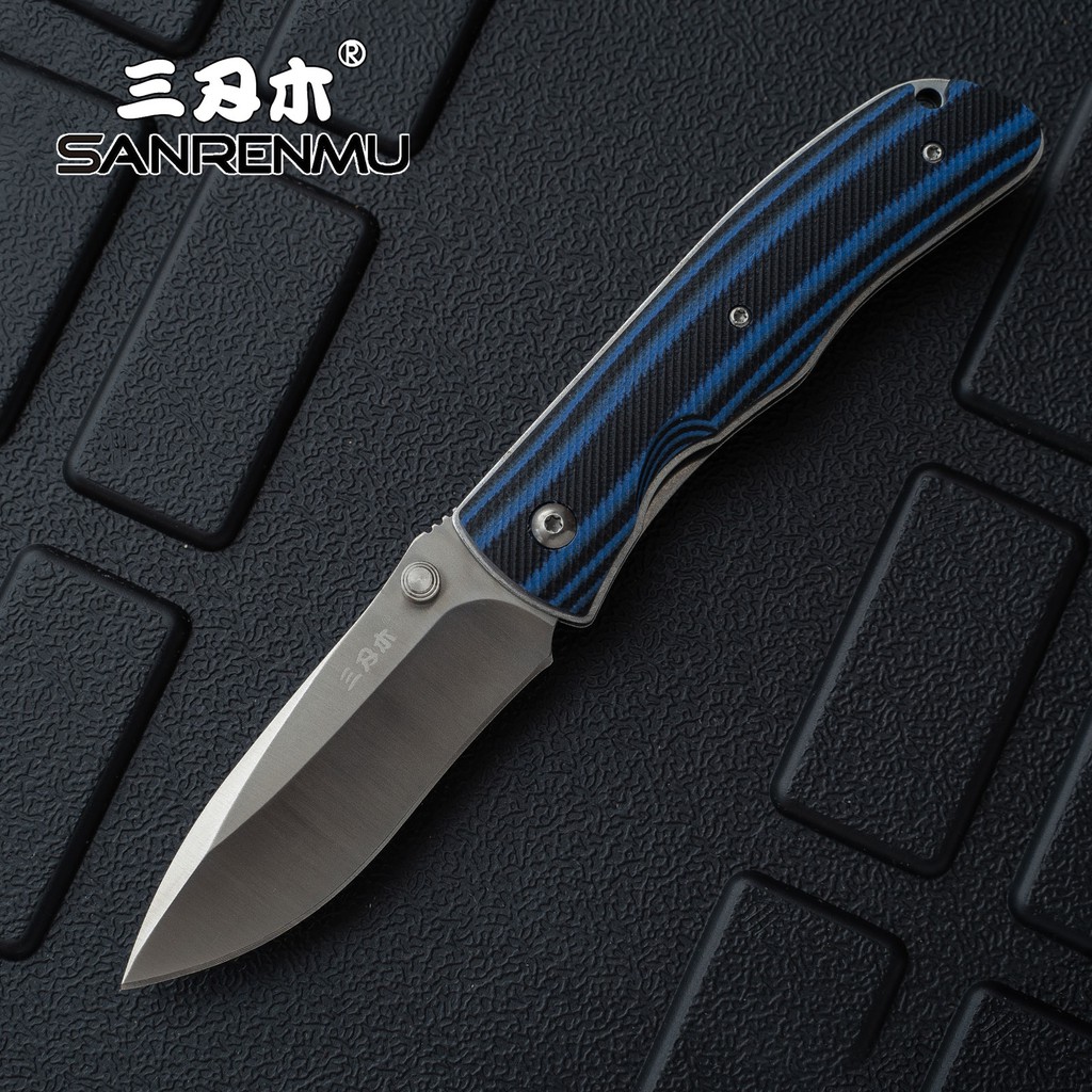 มีด SANRENMU 2021 NEW 9055 Pocket Folding Knife Outdoor Camping