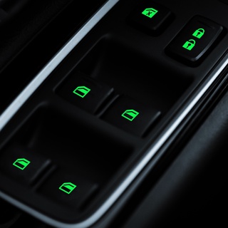 Luminous Car Styling Interior Accessories Car Door Window Lift Window Button Sticker Car Sticker For Mitsubishi ASX Outlander 2013 2016 201
