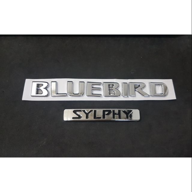 NISSAN BLUEBIRD SYLPHY LOGO 3D โลโก้ติดหลังรถยนต์
