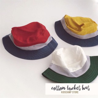 Cotton bucket hat หมวกเด็ก