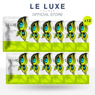 LELUXE FRANCE - ครีมบำรุงผิวหน้า Sure De La Cream Natural Skin 5ml x 12ซอง