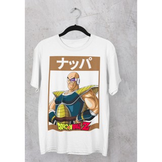 คอตต้อนคอกลมเสื้อยืด Unisex รุ่น นัปป้า Nappa Edition T-Shirt ดราก้อนบอลแซด Dragon Ball Z สวยใส่สบายแบรนด์ Khepri 100%co