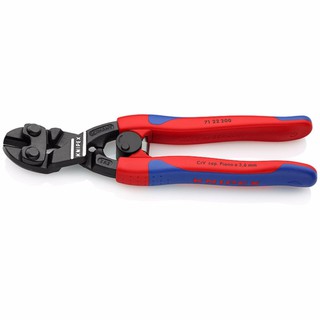 KNIPEX คีมตัดสลักขนาดกะทัดรัดแบบทำมุม 200 มม. รุ่น 7122200