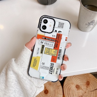 Casetify เคสโทรศัพท์มือถือแบบใส กันกระแทก ลายฉลากสตรีท สําหรับ iPhone 14 15 pro Max 12 13 pro Max 11 X XR Xs Max 15