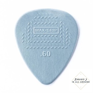 ปิ๊กกีตาร์ Jim Dunlop รุ่น Nylon Standard Max grip ขนาด 0.60 สีเทา (Made in USA)