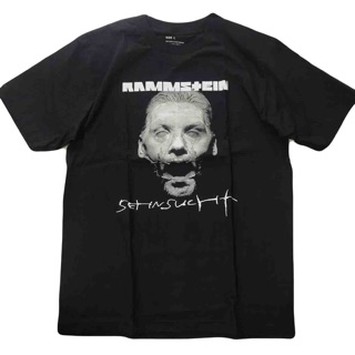 เสื้อวง Rammstein เสื้อยืดแขนสั้น Rammstein เสื้อยืด vetements x rammstien