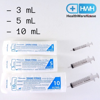 Terumo Syringe หัวทั่วไป ไซริ้งป้อนยา 3 mL/5 mL/10 mL (100 ชิ้น / กล่อง)