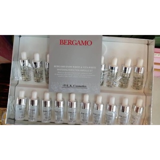 Bergamo Snow White &amp; Vita-white Whitening Perfection Ampoule