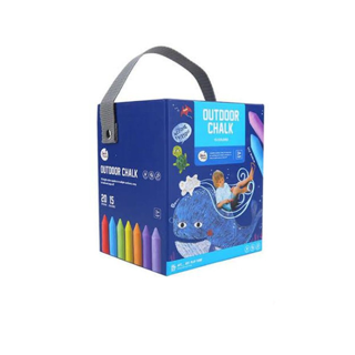 สีชอล์กปลอดสารพิษชนิดลบออกได้จากแบรนด์ Joan Miro - Washable Sidewalk Chalk