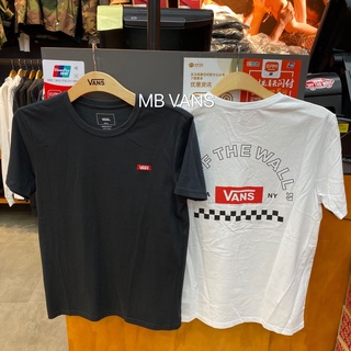 เสื้อยืดแขนสั้น พิมพ์ลาย VANS REDBOX CHECKER VN0A48ATBLK VN0A48ATWHT สําหรับผู้ชาย