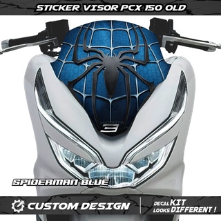 สติกเกอร์ VISOR WINDSHIELD HONDA PCX ใหม่ PCX OLD SPIDER กาว แข็งแรง ทนทาน ทนความร้อน คุณภาพสูง