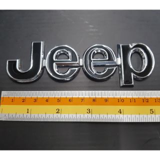 Logo Jeep งานเหล็ก 13×4cm