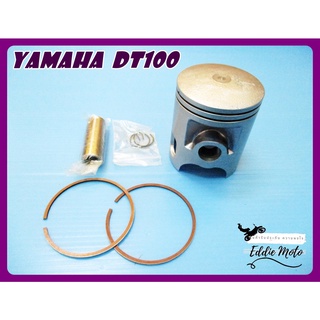 YAMAHA DT100 PISTON SET size 2.00 (53.60 mm)  // ชุดลูกสูบ แหวนสลัก ครบชุด สินค้าคุณภาพดี