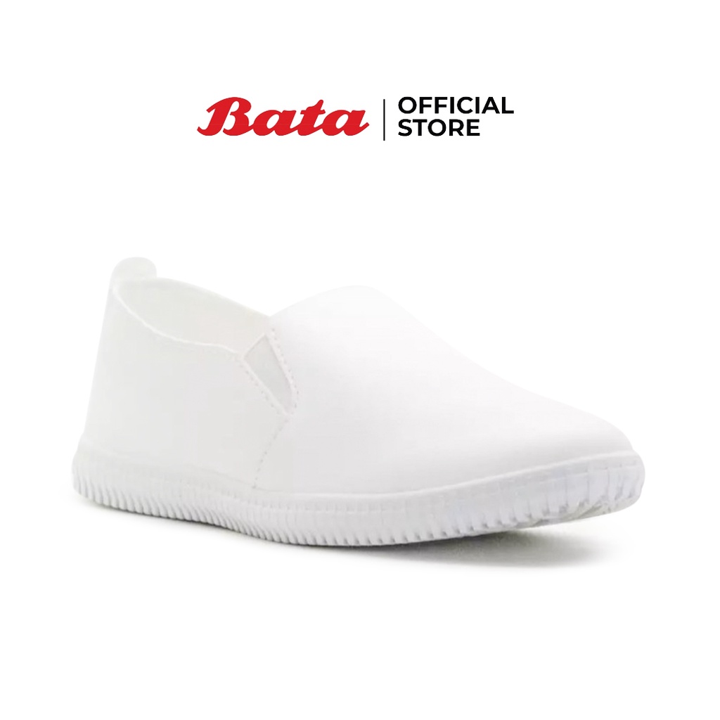 Bata บาจา รองเท้า Slip on แบบสวม ใส่ง่าย เรียบร้อย น้ำหนักเบา รองรับน้ำหนักเท้าได้ดี  สำหรับผู้หญิง รุ่น Squid สีขาว 5511219
