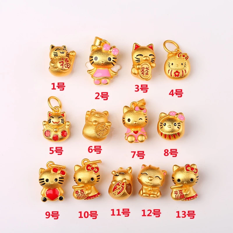 เครื่องประดับ จี้ลูกปัด รูปแมวนําโชค พร้อมจี้หยดน้ํามัน diy thumbnail 6