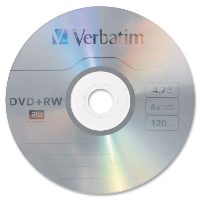 แผ่นดีวีดีรีไรท์ ลบได้ Dvd+Rw Dvd-Rw Verbatim Dvd Rewritable ของแท้ 100% |  Shopee Thailand