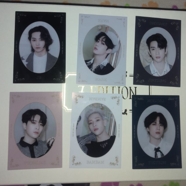 พร้อมส่งการ์ดกระจกGOT7-DYE