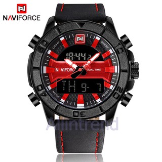 นาฬิกา Naviforce รุ่น NF9114M สีแดง/ดำ ของแท้ รับประกันศูนย์ 1 ปี ส่งพร้อมกล่อง และใบรับประกันศูนย์ #NF NF9114