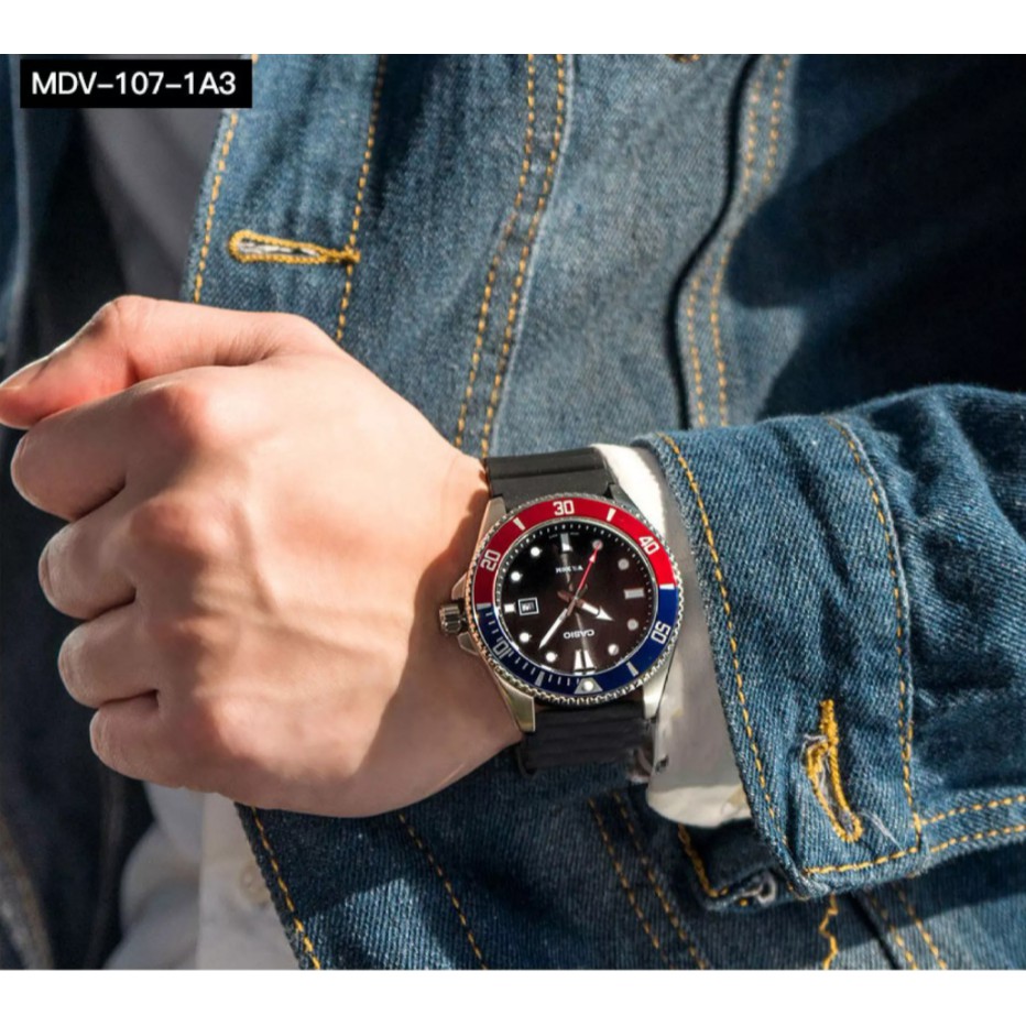 ของแท้ นาฬิกาข้อมือ ผู้ชาย Casio Duro รุ่น MDV-107