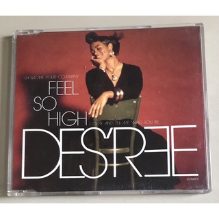 ซีดีซิงเกิ้ล ลิขสิทธิ์ มือ 2 สภาพดี...199 บาท “Desree” ซิงเกิ้ล "Feel So High" แผ่นหายาก Made in Austria