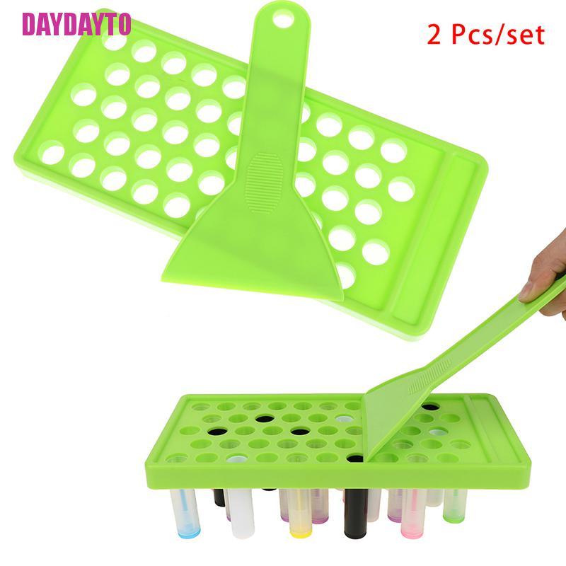 [DAYDAYTO] ชุดถาดไม้พายขี้ผึ้ง สําหรับทาลิปกลอส ลิปบาล์ม Diy 2 ชิ้น ต่อชุด