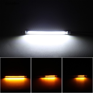 【er】ไฟเลี้ยวรถจักรยานยนต์ Led และแถบไฟกระพริบ DRL Moto