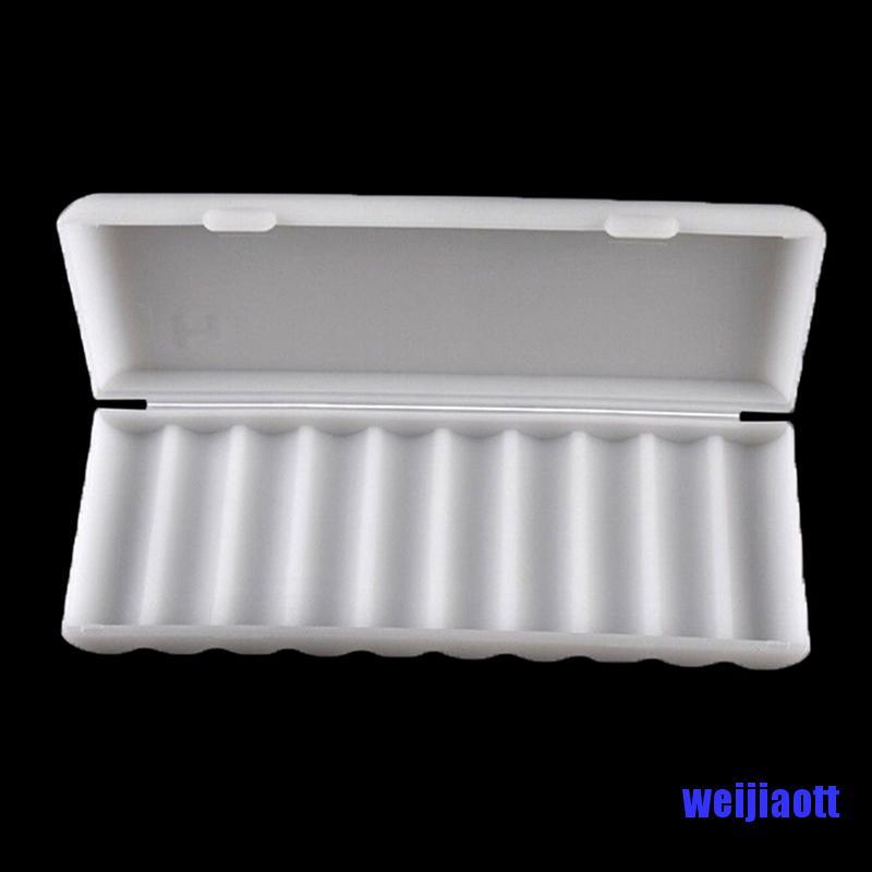 ( Wett ) กล่องเคสแบตเตอรี่พลาสติกแบบพกพาสําหรับ 18650 Batteries Nmm 10 ชิ้น
