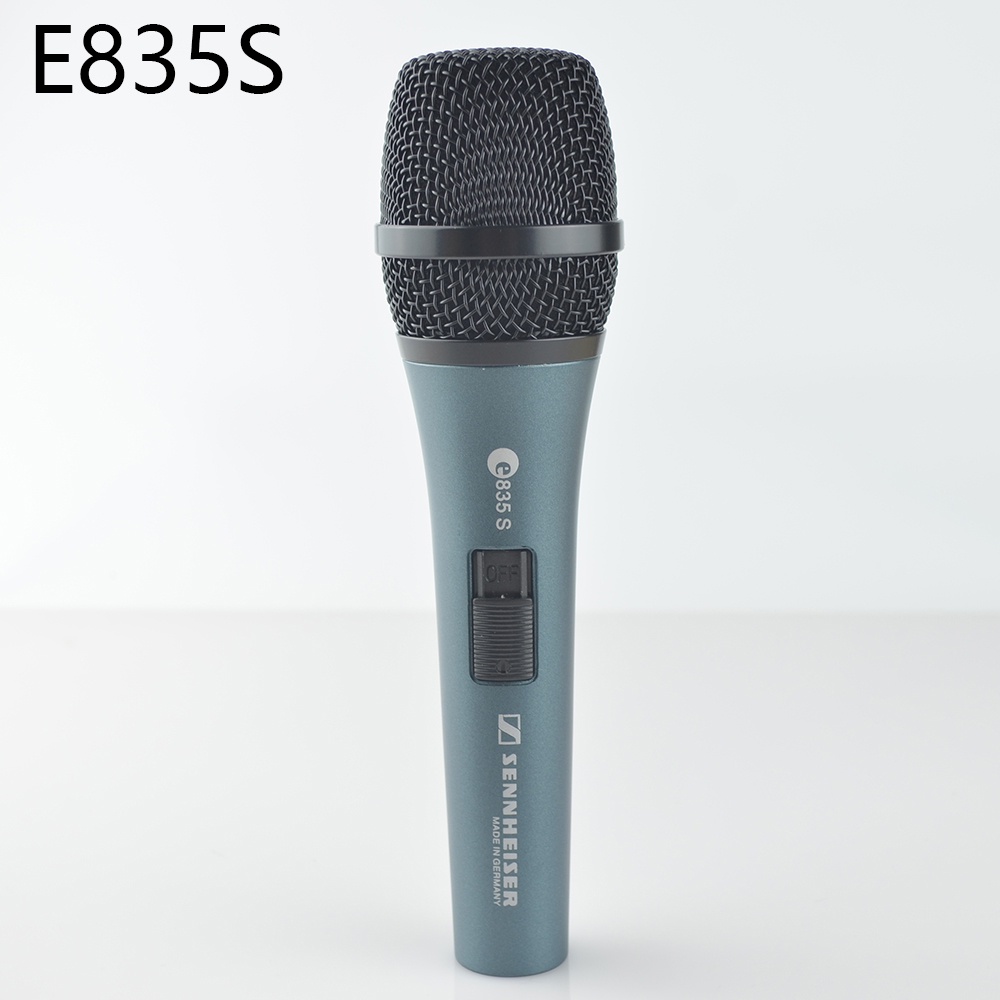 ไมโครโฟน Sennheiser E835S ไมโครโฟนสําหรับโบสถ์สตูดิโอ Tiktok ถ่ายทอดสด