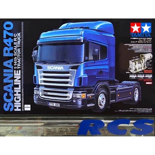 🏁 TAMIYA 56318 ชุดคิท 1/14 SCALE RADIO CONTROL SCANIA R470 HIGHLINE ต้องไปสร้างและทำสีเอง