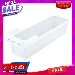 ถาดพลาสติกเหลี่ยม3.6"แคบลายจุด D-5294 อุปกรณ์ใส่อาหาร PLASTIC TRAY D-5294 3.6" CLEAR