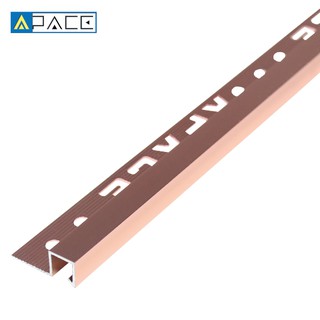 คิ้วลบมุมกระเบื้องอลูมิเนียมแบบเหลี่ยม APACE รุ่น AL-14/AG-14/AS-14/APG-14 (ขนาด1.90 เมตร)
