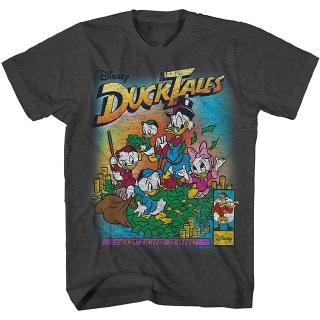 [COD]เสื้อยืดลําลอง แขนสั้น พิมพ์ลาย DuckTales Scrooge McDuck Huey Dewey Louie Webby สไตล์วินเทจ แฟชั่นฤดูร้อน สําหรับผู