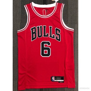 Bkb 2022 75th NBA Jersey Chicago Bulls No.6 CARUSO เสื้อกีฬาแขนกุด สีแดง สไตล์คลาสสิก พลัสไซซ์