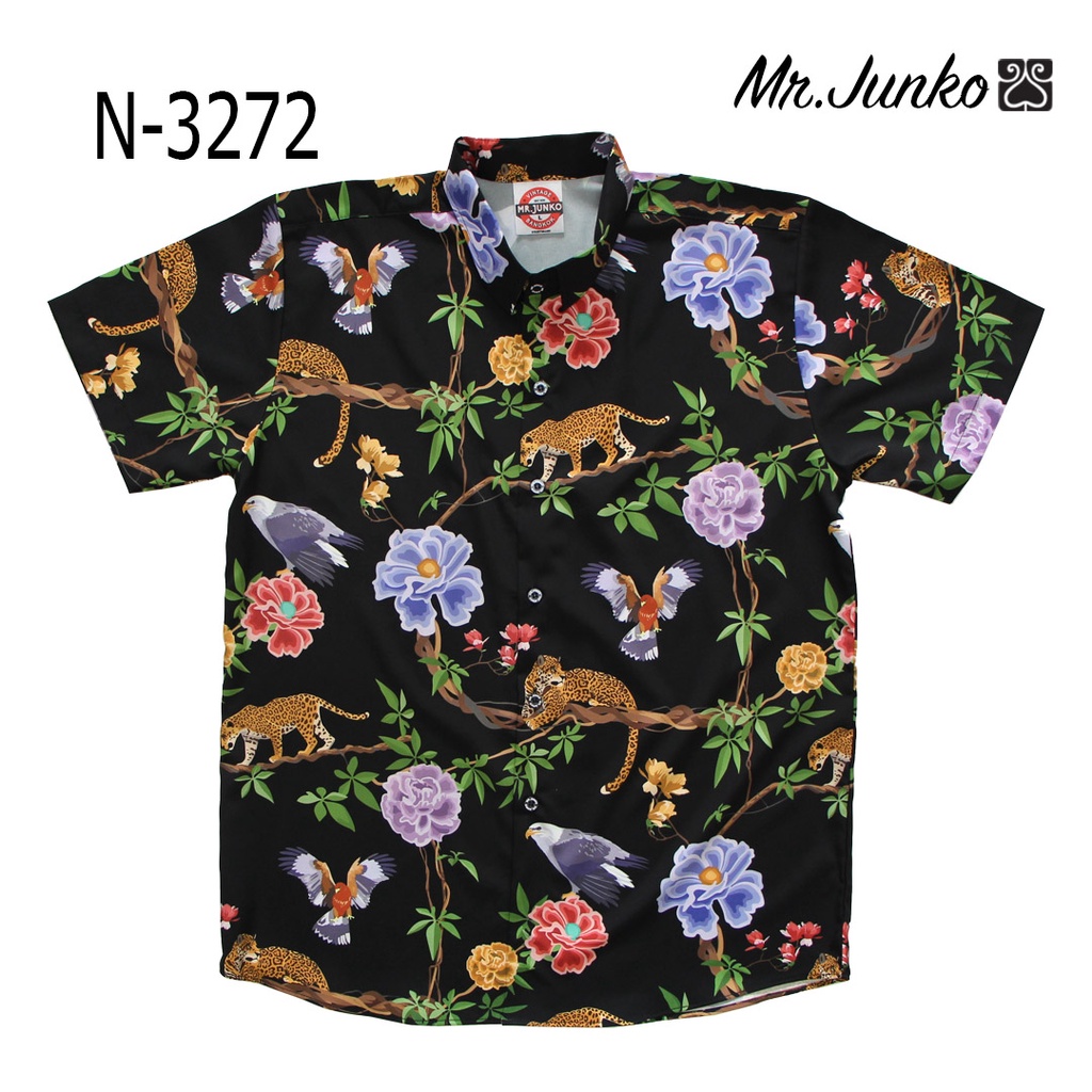 ส่งฟรี เสื้อเชิ้ต งานต่อลาย Mr-Junko ผ้านิ่มใส่สบายไม่ร้อน N-3272