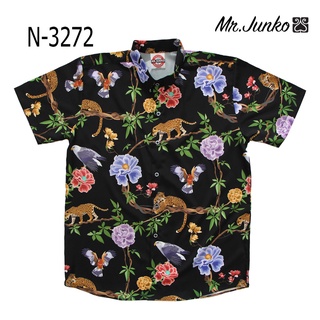 ⚡ ส่งฟรี⚡เสื้อเชิ้ต งานต่อลาย Mr-Junko ผ้านิ่มใส่สบายไม่ร้อน N-3272